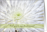 White Mum, Bridesmaid card
