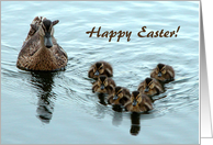 Duck Formation, Happy Easter! card