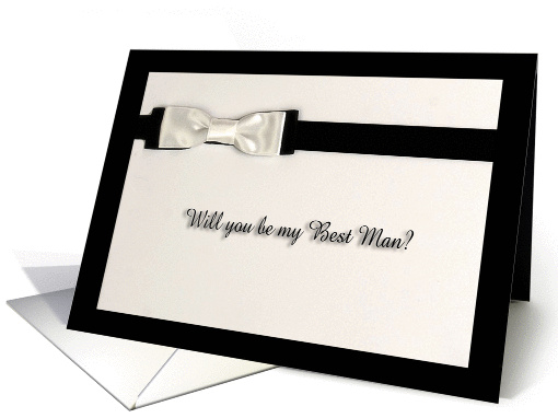 Bow Tie, Best Man card (376202)