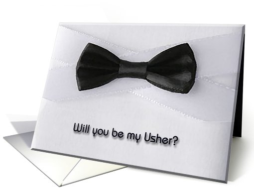 Will you be my Usher?, Bow card (390338)