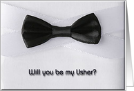 Will you be my Usher?, Bow card