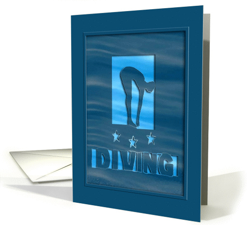Thank you to Diving Coach! card (396326)