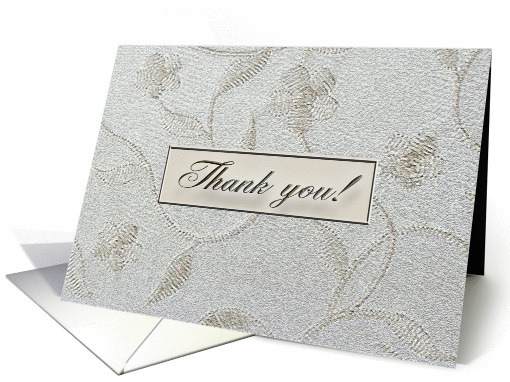 Thank you to Sister for being Bridesmaid, Tan Flowers card (411724)