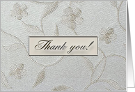 Thank you to Sister for being Bridesmaid, Tan Flowers card