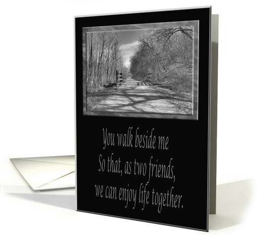 You walk beside me, Birth Mother card (414955)