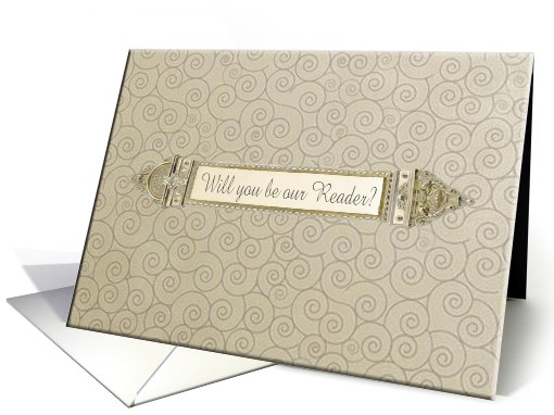 Will you be our Reader? card (415423)