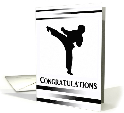 Congratulations on Earning your Black Belt card (427738)
