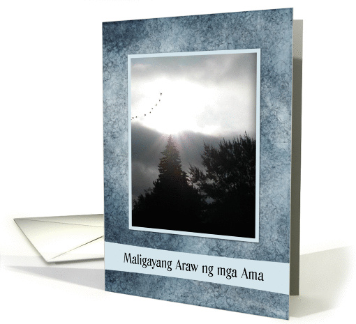 Father's Day in Tagalog (Philippines) /Morning Flight card (440620)