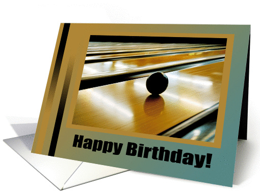 Bowling Ball, Birthday card (459660)