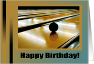 Bowling Ball, Birthday card