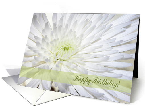 Chrysanthemum, November's Birth Flower card (466285)