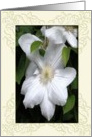 Clematis / Wedding Congratulations to Mother of the Bride card