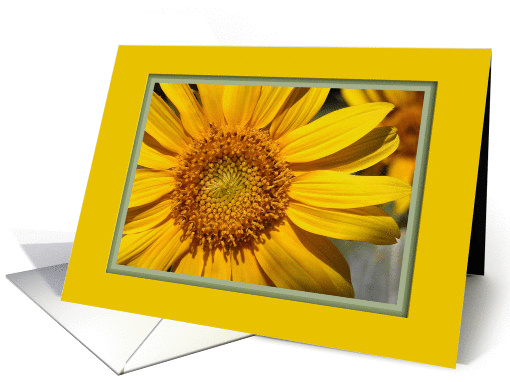 Sunflower, Wedding Congratulations to Mother of the Bride card