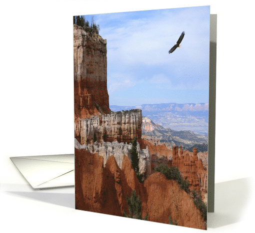 Eagle in the Canyon, Congratulations Eagle Scout! card (471172)