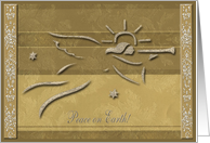 Golden Angel / Peace on Earth! card