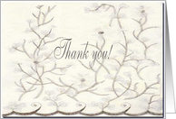 Thank you, Soft Flowers, To Mother card