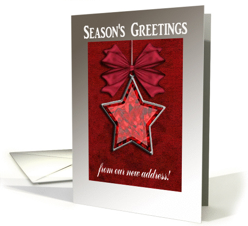 Big Beautiful Star of Christmas Red, Season's Greetings,... (504077)