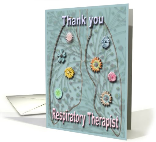 Thank you Respriatory Therapist card (509389)