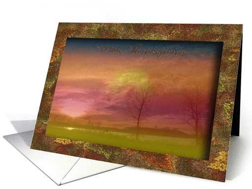 Sun Effects, At this Thanksgiving, In Remembrance card (516049)