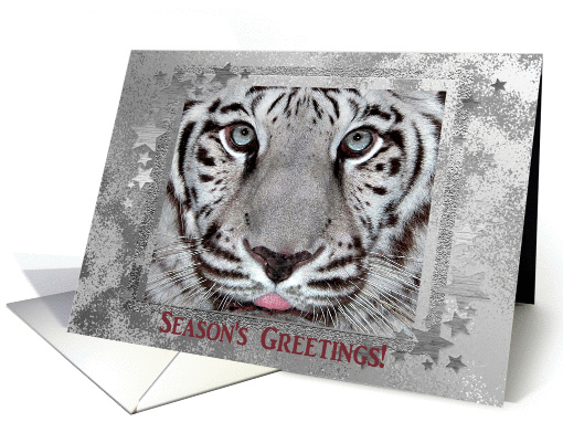 White Tiger, Season's Greetings card (517228)