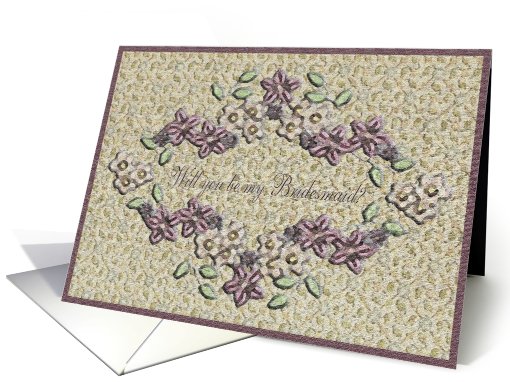 Fowers, Will you be my Bridesmaid?, Dear Sister in Law card (523499)