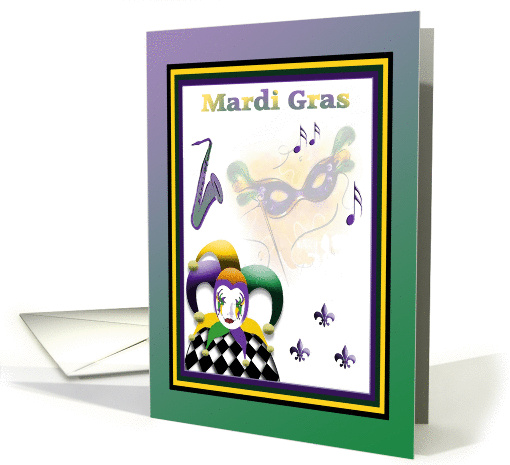 Mardi Gras card (543035)