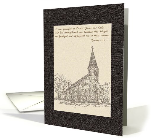 Ordination for Pastor, Church, Invitations card (554515)