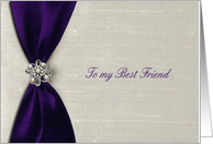 Purple Satin Ribbon...