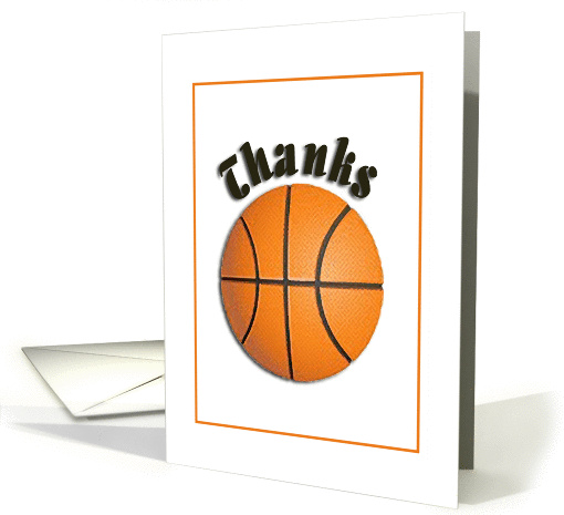 Thank you, Coach, Basketball card (603810)