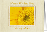 Mother’s Day, Aunt, Gerber Daisy card