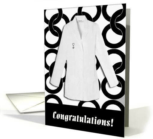 Congratulation, White Coat card (628660)
