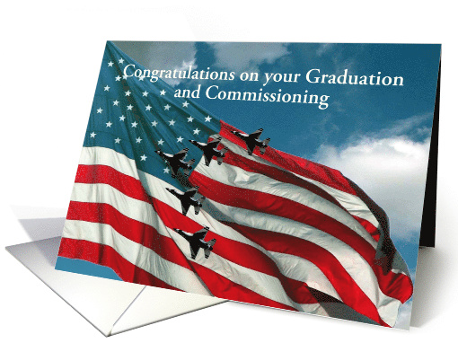 Congratulations, Air Force Commissioning, Planes & Flag,... (629901)