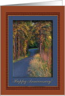 Anniversary, Employee, Colors at Sundown card