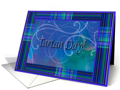 Tartan Day, Plaid Design card (643816)
