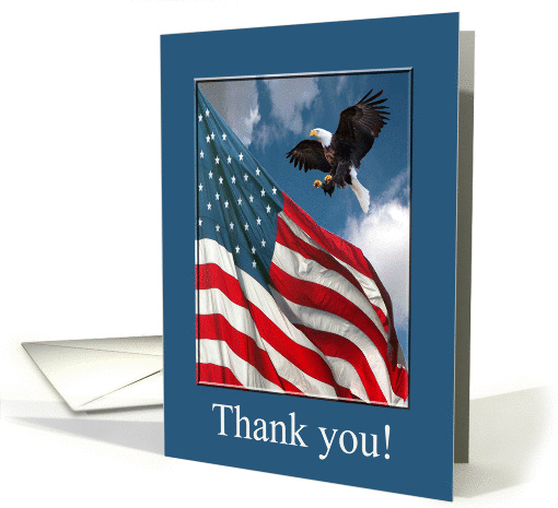 Thank you, Eagle Scout Project, Eagle Landing card (647995)