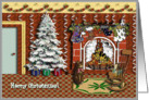 Room at Christmas, Merry Christmas card