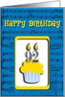 92nd Birthday Cupcake, Happy Birthday card