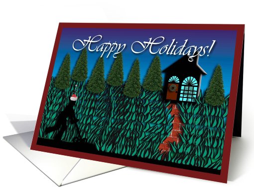 Lawn Care Service, Happy Holidays card (713076)