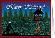 Lawn Care Service, Happy Holidays card