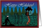 Lawn Care Service, Happy Holidays card