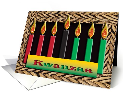 Kwanzaa, Seven Candles card (722362)