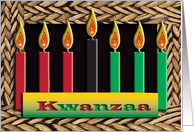 Kwanzaa, Seven Candles card