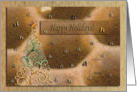 Honey Bee, Happy Holidays card