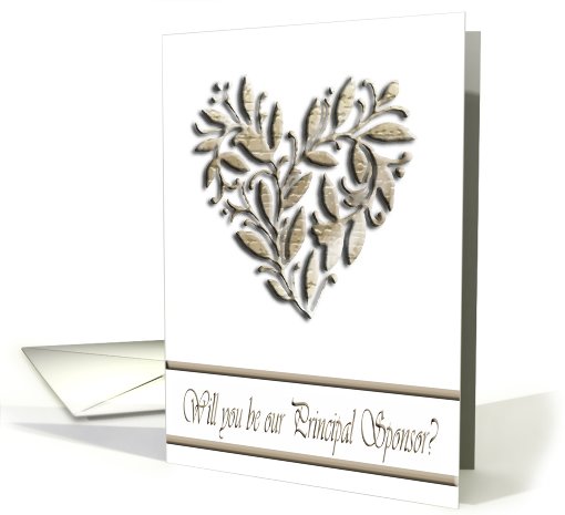 Heart of Leaves, Principal Sponsor Request card (737893)