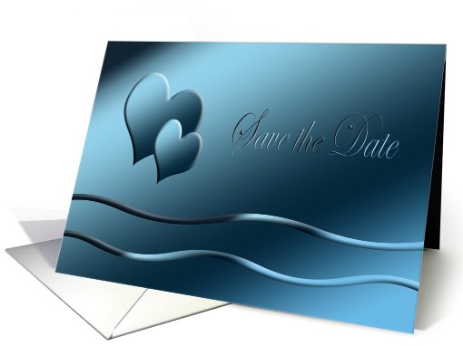 Blue Hearts, Save the Date card (738135)