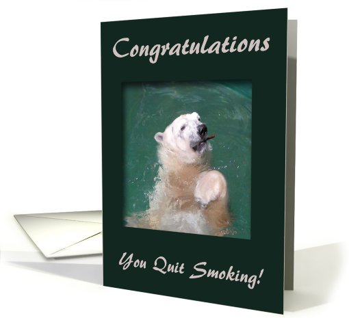 You Quit Smoking, Congratulations card (761580)