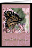 Saeng il chuk ha ham ni da, Happy Birthday in Korean, Beautiful Butterfly card