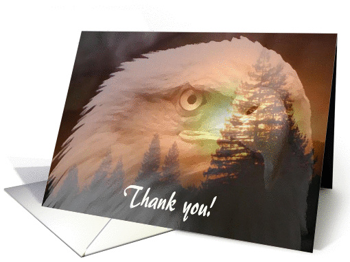 Thank you, Service Military, Through the Trees card (771762)
