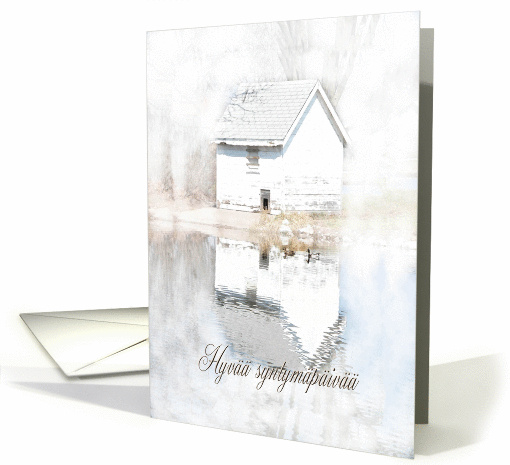 Soft Reflection, Hyv syntympiv, Happy Birthday in Finnish card