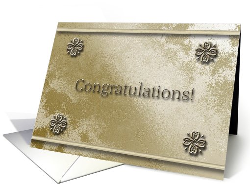 Girl Scout Gold Award Congratulations card (777890)